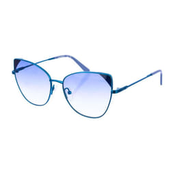 Gafas De Sol De Metal Con Forma De Mariposa Kl341s Mujer - blue, TU