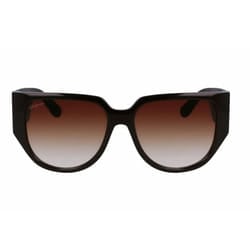 Gafas De Sol Ovaladas De Acetato  Sf1088se Para Mujer - brown, TU