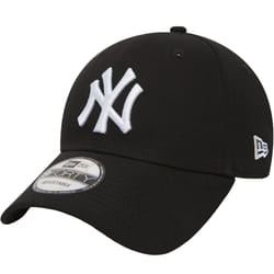 New Era New York Yankees Essentials Adjustable 9FORTY Baseball Cap Hat - Black