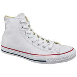 Converse Chuck Taylor All Star Hi Leather 132169C Mens White plimsolls - 10.5