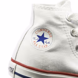 Converse Toddler White All Star Hi Trainers - UK 3 Infant - Additional view 4