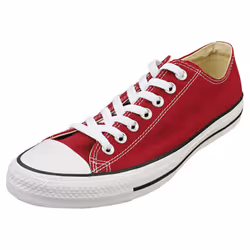 Converse All Star Ox Unisex Casual Trainers in Maroon - 7.5 UK