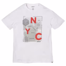Cat Lifestyle Mens NYC Tee - 2XL, White