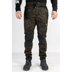 Caterpillar Dynamics Cotton Men's Green Outdoor Trousers - Green, 40"