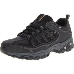 Skechers mens After Burn fashion sneakers  Black  9 US