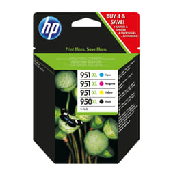 HP 950XL High Yield Black/951XL High Yield Cyan/Magenta/Yellow 4-pack Original Ink Cartridges ink cartridge 4 pc(s) High (XL) Yield Black, Cyan, Magenta, Yellow
