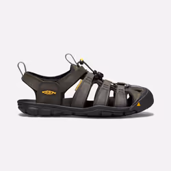 KEEN Clearwater Leather CNX, Male, Adult, Black, Monochromatic, 4 mm, Rubber