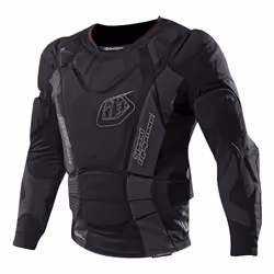 Troy Lee Designs 509003203, Male, Motorcycle vest, Black, Monochromatic, XL, Removable armor