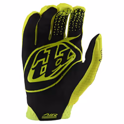 Troy Lee Designs X Oakley Vision Air Glove for Mountain Bike/BMX/Motorcycle/Dirtbike  Breathable  Silicon Grips Youth AIR Glove; FLO Yellow SM
