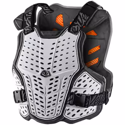 Troy Lee Designs RockFight D3O Protector Vest, white, Size M L for Men