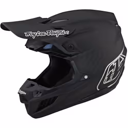Troy Lee Designs SE5 Stealth Carbon Motocross Helmet, black-grey-silver, Size 2XL for Men