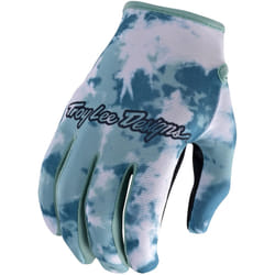 Troy Lee Designs Flowline Plot Motocross Gloves, blue, Size M for Men