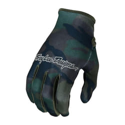 Troy Lee Designs Flowline Textile Gloves Brushed Camo Army - S