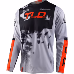 Troy Lee Designs GP Astro 2022 Motocross Jersey, grey-orange, Size S for Men