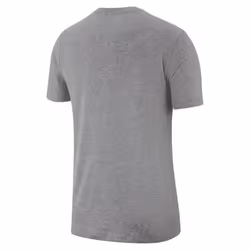 Nike Men's Dry Tee Drifit Cotton Crew Solid  Carbon Heather/White  X-L