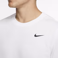 Nike Mens Dri-FIT Training T Shirt Sportswear Tee - White, L