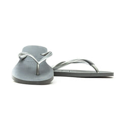 Havaianas Womens Slim Flip Flop Sandals  Steel grey  Size 910 Womens
