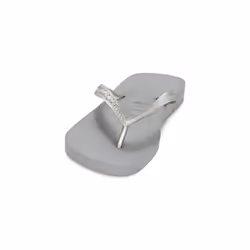 Havaianas Women's Top Tiras Flip Flop Sandal  Steel Grey  9-10