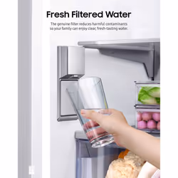 SAMSUNG Genuine Filter for Refrigerator Water and Ice  Carbon Block Fi