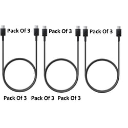Samsung USB Type-C To USB Type-C Super Fast Charging Cable (Pack Of 3)