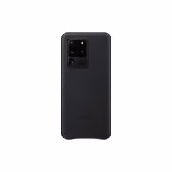 Samsung Galaxy S20 Ultra Case  Leather Back Cover - Black (US Version