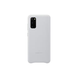 Samsung Galaxy S20 Case  Leather Back Cover - Silver (US Version with