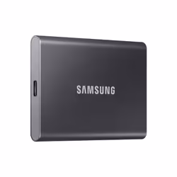 Samsung T7, 500 GB, USB Type-C, 3.2 Gen 2 (3.1 Gen 2), 1050 MB/s, Password protection, Grey