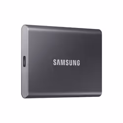 Samsung T7, 1 TB, USB Type-C, 3.2 Gen 2 (3.1 Gen 2), 1050 MB/s, Password protection, Grey