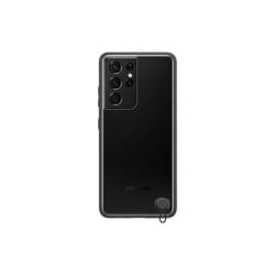 Samsung Galaxy S21 Ultra Case  Clear Protective Cover - Black (US Version )