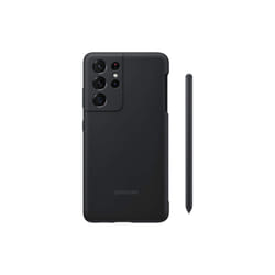 Samsung Galaxy S21 Ultra Silicone Case with S-Pen Bundle - Black US Version