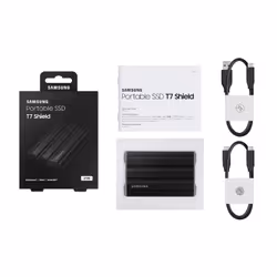 Samsung T7 Shield 1 TB USB Type-C 3.2 Gen 2 (3.1 Gen 2) Black
