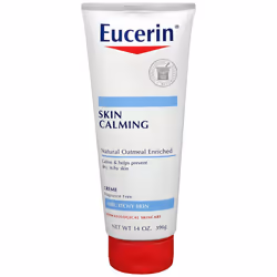 Eucerin Skin Calming Natural Oatmeal Enriched Creme 14 oz (Pack of 2)