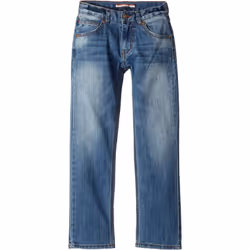 Tommy Hilfiger Boys' 5-Pocket Stretch Slim Straight Leg Denim Jean Zi