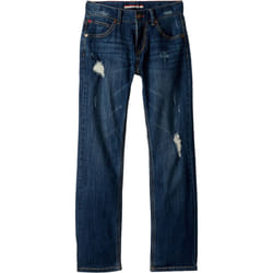 Tommy Hilfiger Boy's 5-Pocket Stretch Slim Straight Leg Denim Jean  Zi