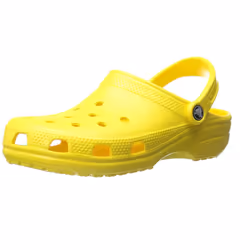 Crocs Unisex-Adult Classic Clogs (Best Sellers)  Lemon  10 Men/12 Women