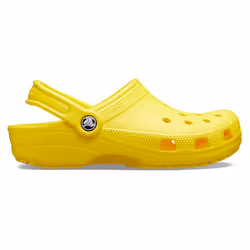 Crocs Classic Clogs, Clogs, Unisex, Adult, Yellow, Monotone, 42/43