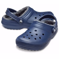 Crocs Classic Lined Clog Clogs Unisex Blue, Grey