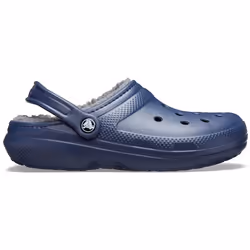 Crocs Classic Lined Clog, Clogs, Unisex, Adult, Blue, Grey, 41-42, Outdoor