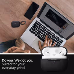 Spigen Urban Fit Designed for Apple Airpods Pro Case (2019) - Black