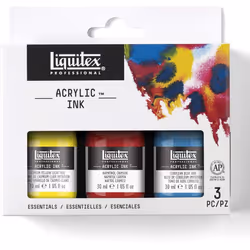Liquitex Professional Acrylic Ink  1-oz (30ml)  Essential Color Set  Set of 3