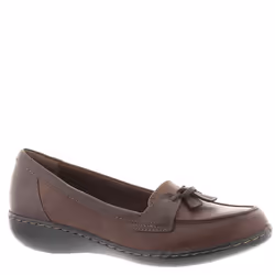 Clarks Women's Ashland Bubble Slip-On Loafer  Brown/Black  6 M US