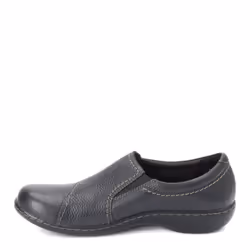 Clarks womens Ashland Effie loafers shoes  Black  10 Wide US