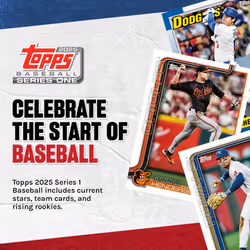 Topps 2025 Series 1 Baseball - Factory Sealed - Mega Box (224 Count  MLB  Baseball Cards)