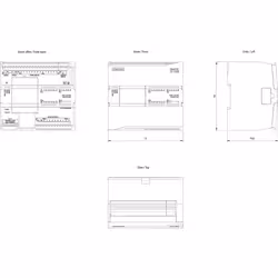 Siemens CPU 1214C, DC/DC/DC, 14DI/10DO/2AI - Additional view 4