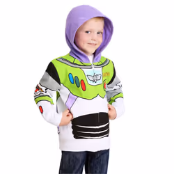 Disney boys Buzz Lightyear Toy Story fashion hoodies  White  3T US