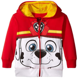 Nickelodeon Toddler Boys' Paw Patrol Character Big Face Zip-Up Hoodies