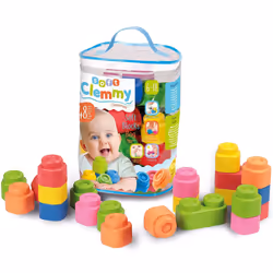 Clementoni 17134.7 'Clemmy Baby' Soft Blocks (48-Piece)