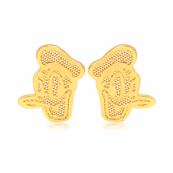 Disney Classics Donald Duck Stud Earrings 14k Gold