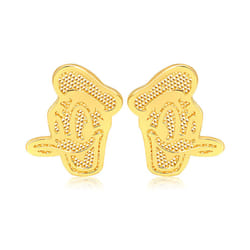 Disney Classics Donald Duck Stud Earrings  14k Gold
