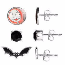 The Nightmare Before Christmas 3 Piece Stud Earring Set